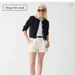 JCrew Emilie patch-pocket sweater lady jacket